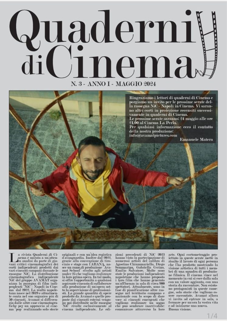 Quaderni di Cinema Maggio 2024